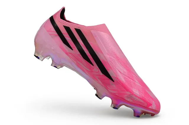 Adidas Chaussures de Football Rosa Noir Iridescent Holographique Upper Sock-Fit Collar Terrain Ferme 2