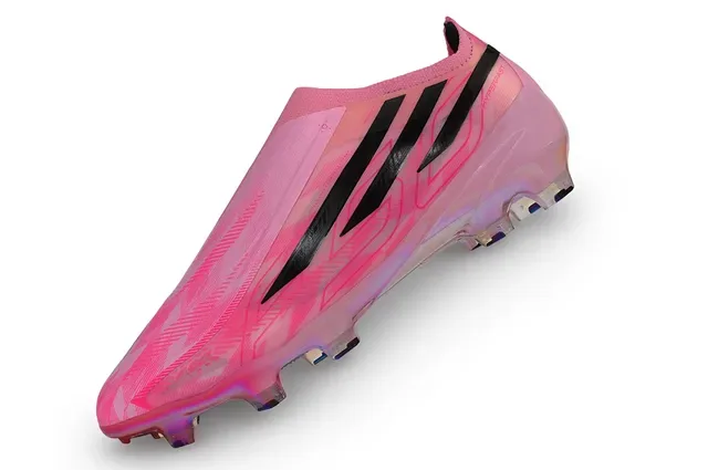 Adidas Chaussures de Football Rosa Noir Iridescent Holographique Upper Sock-Fit Collar Terrain Ferme 3