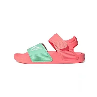 Adidas Rose Rouge Moldeada EVA Suela Ajustable Lanière Velcro Strap Sandales Casual 6