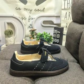 Adidas Samba Black and Cream Mary Jane Shoes