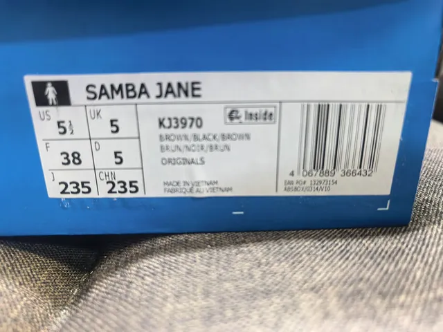 Adidas Samba Black and Cream Mary Jane Shoes 2