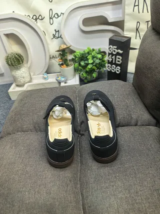 Adidas Samba Black and Cream Mary Jane Shoes 8