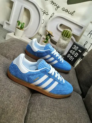 Adidas Samba Blue Suede Lifestyle Sneakers 9