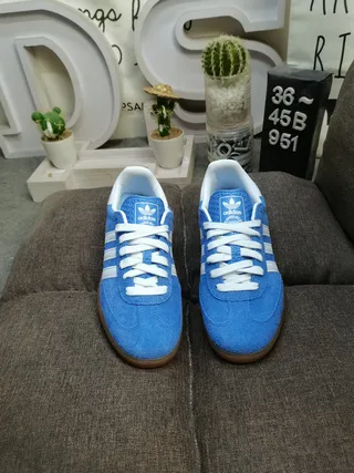 Adidas Samba Blue Suede Lifestyle Sneakers 10