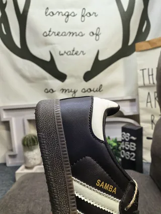 Adidas Samba Brown and White Lifestyle Sneakers 3