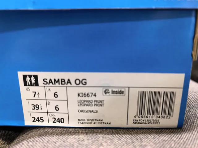 Adidas Samba Metallic Gold White Lifestyle Sneakers 2
