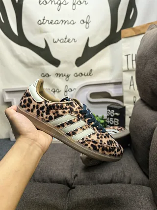 Adidas Samba Metallic Gold White Lifestyle Sneakers 5