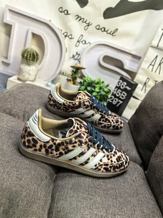 Adidas Samba Metallic Gold White Lifestyle Sneakers 9