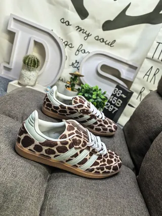 Adidas Samba Metallic Gold White Lifestyle Sneakers 19