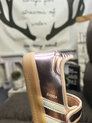 Adidas Samba Chaussures Mary Jane Rose Gold Métallique 3