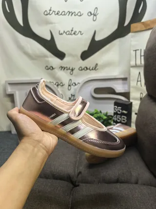 Adidas Samba Chaussures Mary Jane Rose Gold Métallique 5