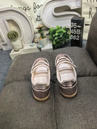 Adidas Samba Chaussures Mary Jane Rose Gold Métallique 8