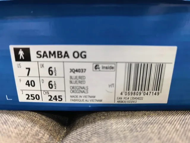 Adidas Samba Navy and Red Lifestyle Sneakers 2