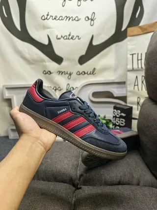 Adidas Samba Navy and Red Lifestyle Sneakers 5