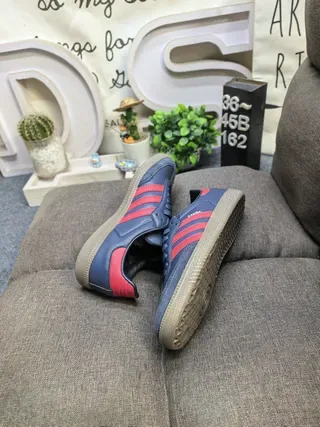 Adidas Samba Navy and Red Lifestyle Sneakers 6