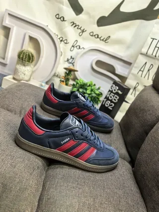 Adidas Samba Navy and Red Lifestyle Sneakers 9
