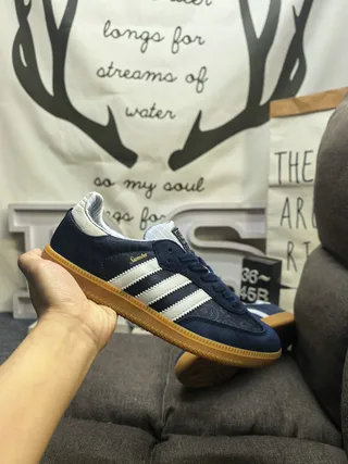Adidas Samba Navy Blue Suede Lifestyle Sneakers 5