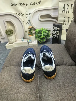 Adidas Samba Navy Blue Suede Lifestyle Sneakers 8