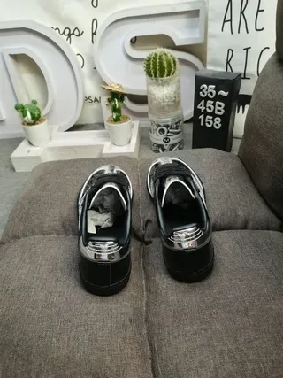 Adidas Samba OG Black Metallic Silver Lifestyle Sneakers 8