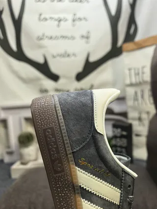 Adidas Samba OG Gray and Cream Lifestyle Sneakers 3