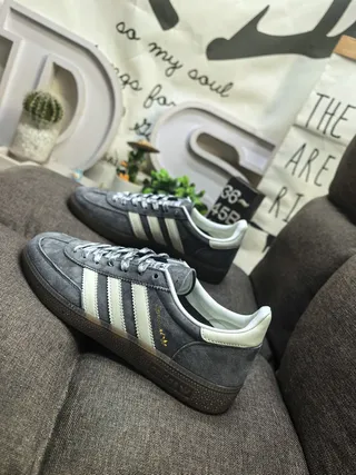 Adidas Samba OG Gray and Cream Lifestyle Sneakers 7