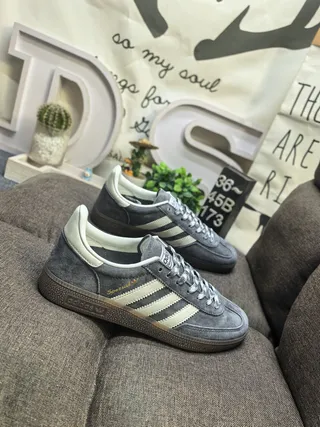 Adidas Samba OG Gray and Cream Lifestyle Sneakers 9