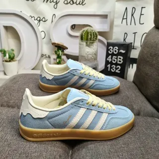 Adidas Samba OG Light Blue Suede Lifestyle Sneakers