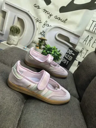 Adidas Samba OG Pink and Mint Lifestyle Sneakers 9