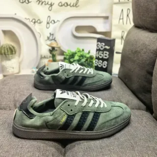 Adidas Samba ऑलिव ग्रीन सूड लाइफस्टाइल स्नीकर