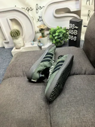 Adidas Samba Olive Green Suede Lifestyle Sneakers 6