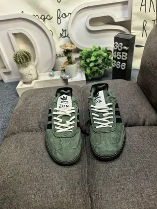 Adidas Samba Olive Green Suede Lifestyle Sneakers 10