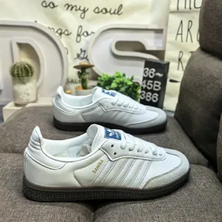 Adidas Samba White and Black Lifestyle Sneakers