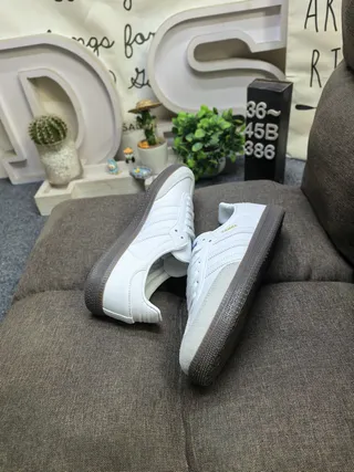 Adidas Samba White and Black Lifestyle Sneakers 6