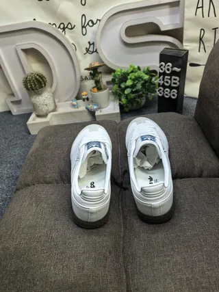 Adidas Samba White and Black Lifestyle Sneakers 8