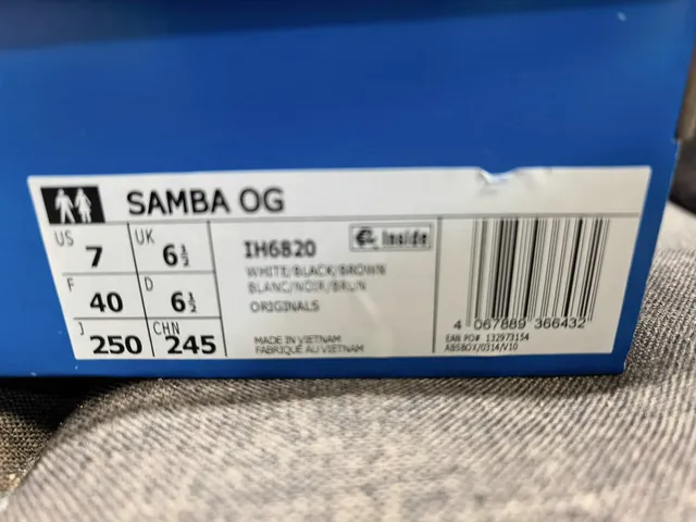 Adidas Samba White Black Gum Lifestyle Sneakers 2