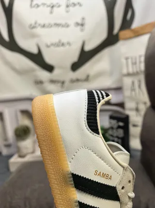 Adidas Samba White Black Gum Lifestyle Sneakers 3