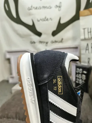 Adidas SL 72 Black White Lifestyle Sneakers 3