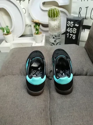 Adidas Spezial Black and Turquoise Lifestyle Sneakers 8