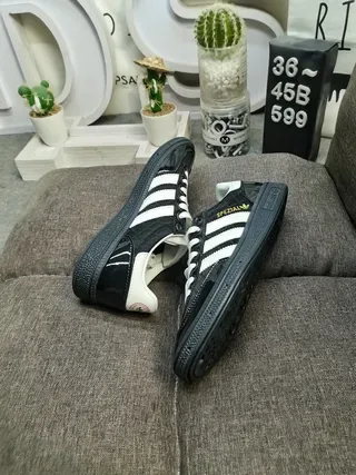 Adidas Spezial Black and White Lifestyle Sneakers 6
