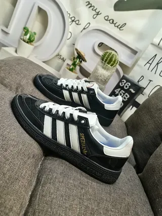 Adidas Spezial Black and White Lifestyle Sneakers 7