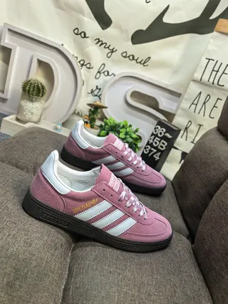 Adidas Spezial Dusty Pink Suede Lifestyle Sneakers 9