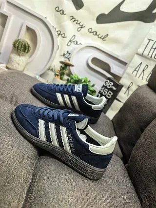 Adidas Spezial Gray and Cream Suede Lifestyle Sneakers 7