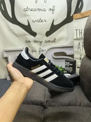 Adidas Spezial Gray and Cream Suede Lifestyle Sneakers 15