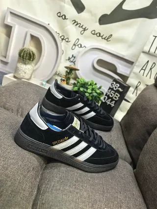 Adidas Spezial Gray and Cream Suede Lifestyle Sneakers 19