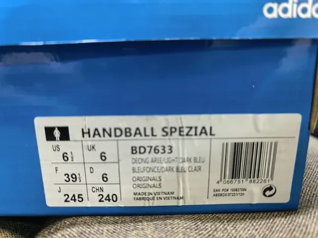 Adidas Spezial Gray and Cream Suede Lifestyle Sneakers 22