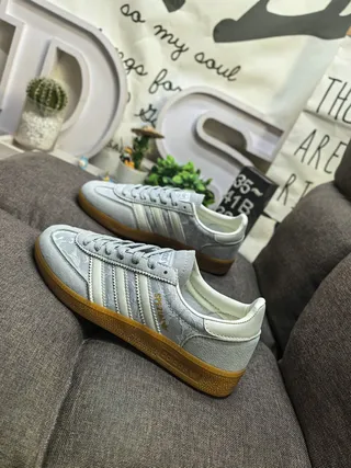 Adidas Spezial Light Gray Suede Lifestyle Sneakers 7