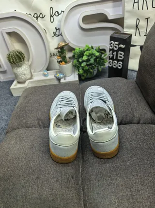 Adidas Spezial Light Gray Suede Lifestyle Sneakers 8
