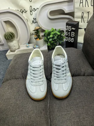 Adidas Spezial Light Gray Suede Lifestyle Sneakers 10