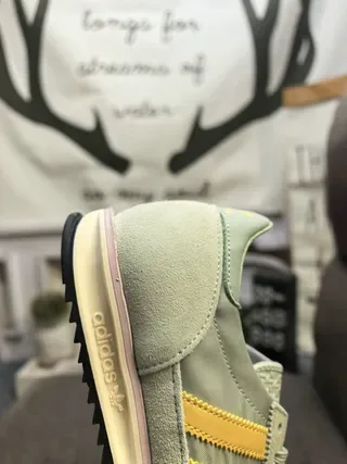 Adidas Spezial Mint Green and Yellow Lifestyle Sneakers 3