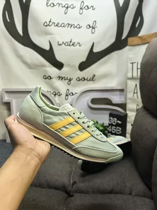 Adidas Spezial Mint Green and Yellow Lifestyle Sneakers 5